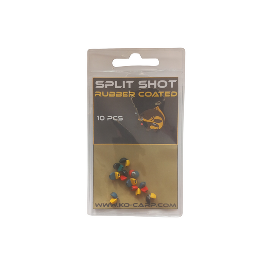 SPLIT SHOT rubber coated