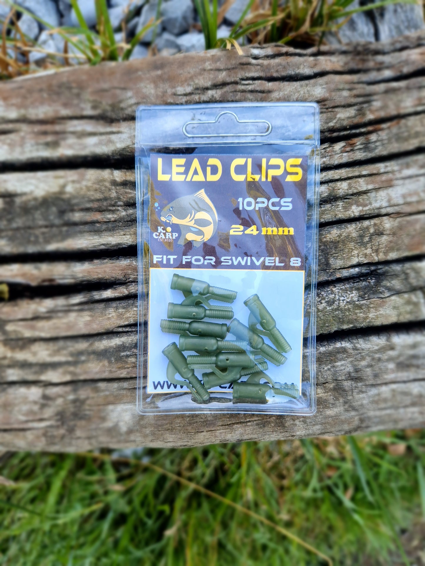 K.O. Carp Lead clips green