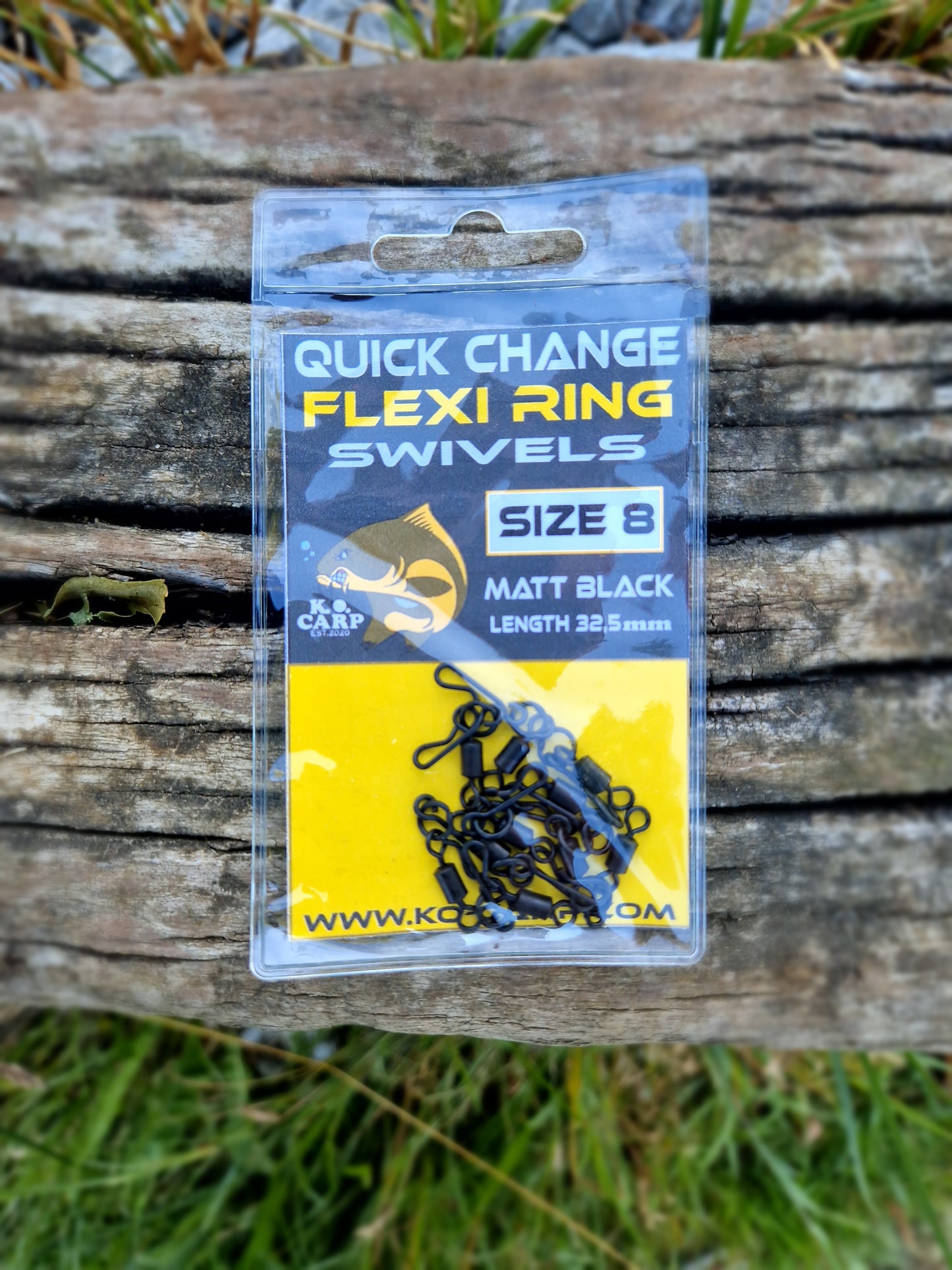 K.O.Carp Quick Change Flexi ring swivels