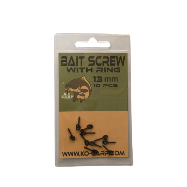 K.O. Bait Screw with ring 13mm