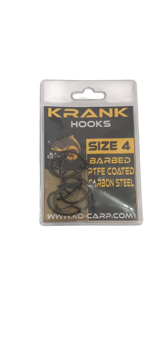 K.O - CARP Krank Hooks vel. 4.