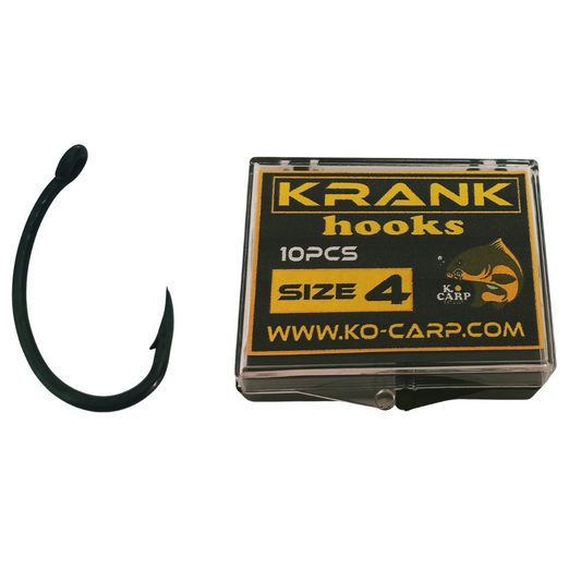 K.O - CARP Krank Hooks vel. 4.