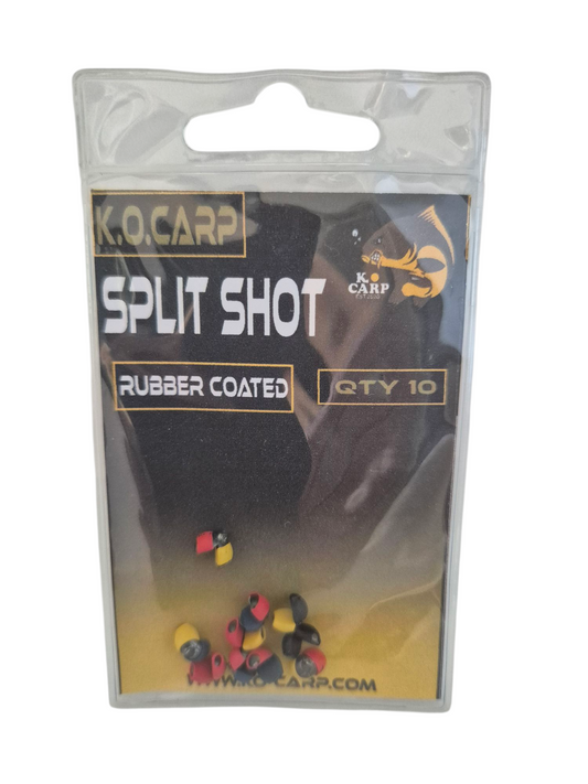 SPLIT SHOT rubber coated