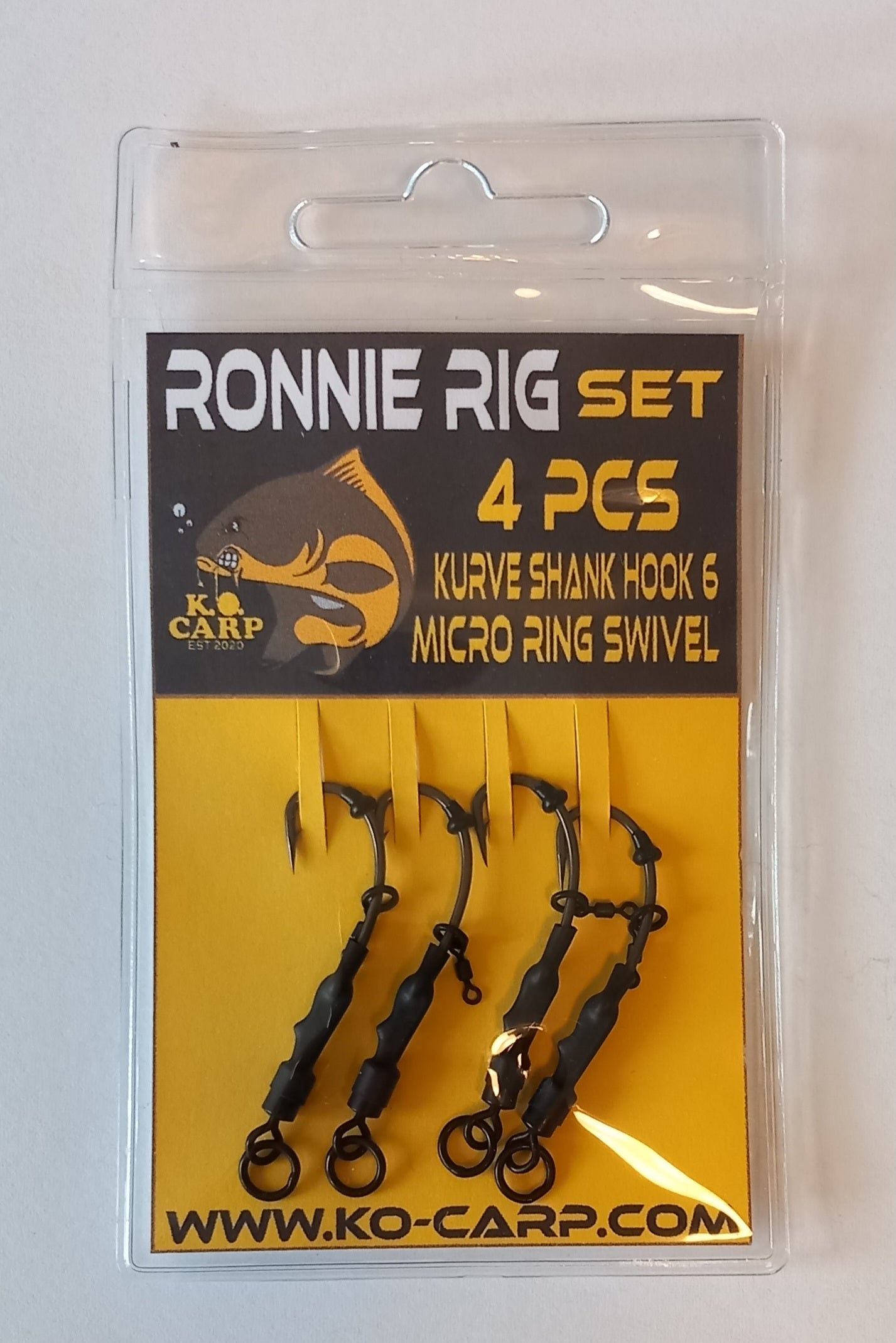 K.O. Carp - Ronnie Rig Set Micro Swivel 6