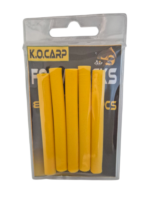 FOAM STICKS 8mm yellow