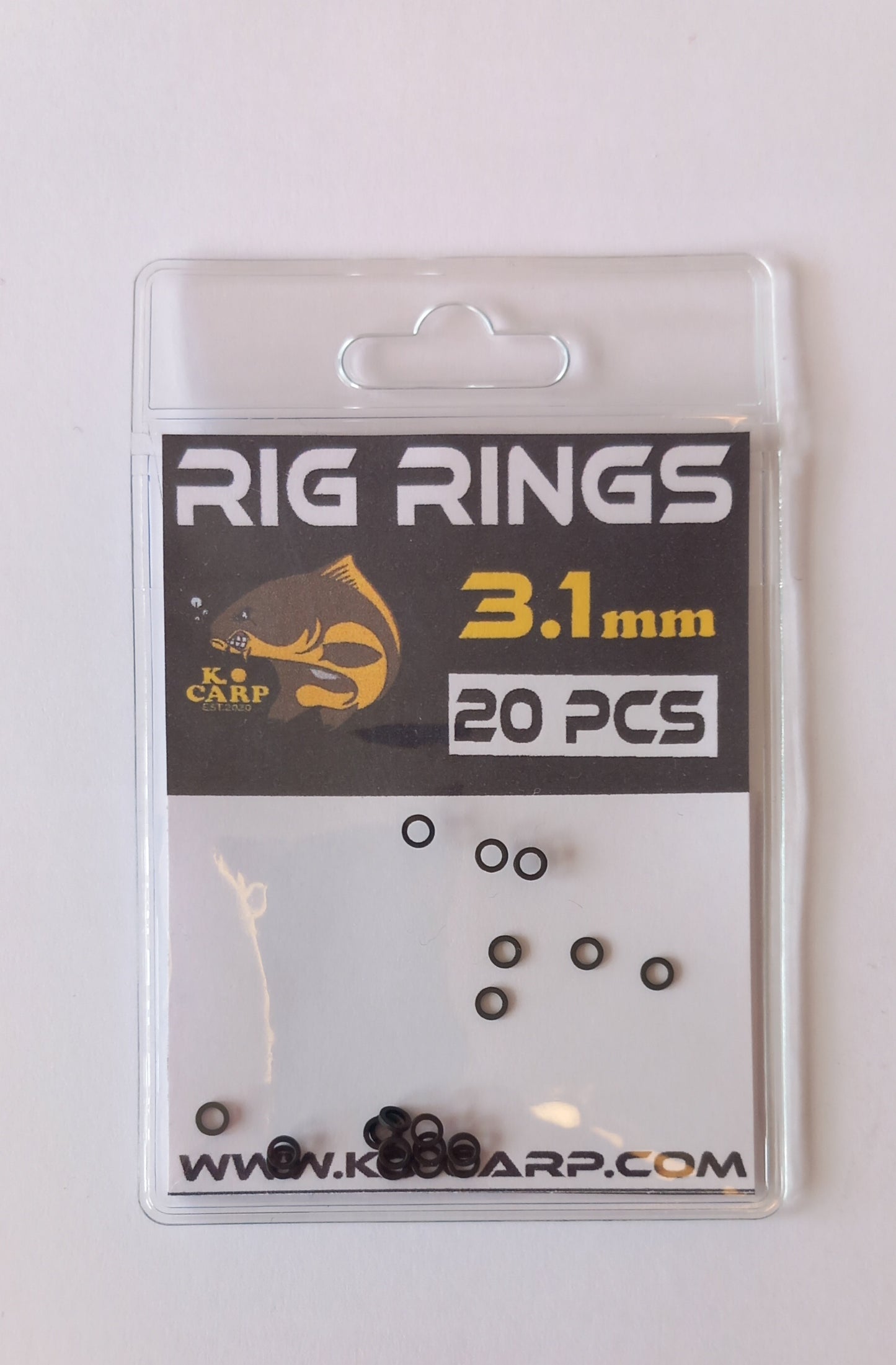 KO. Carp rig rings 3.1 mm