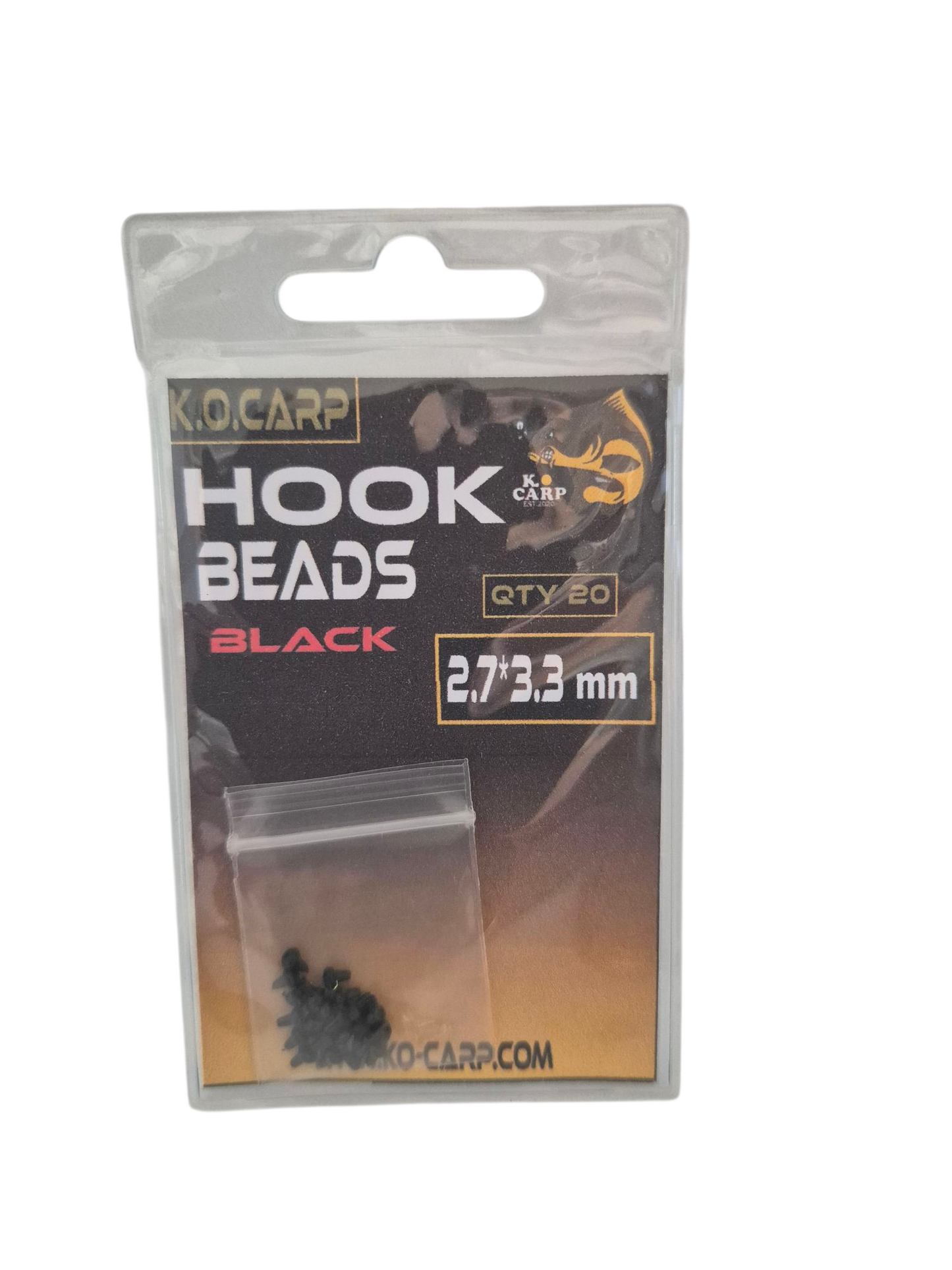 HOOK BEADS black