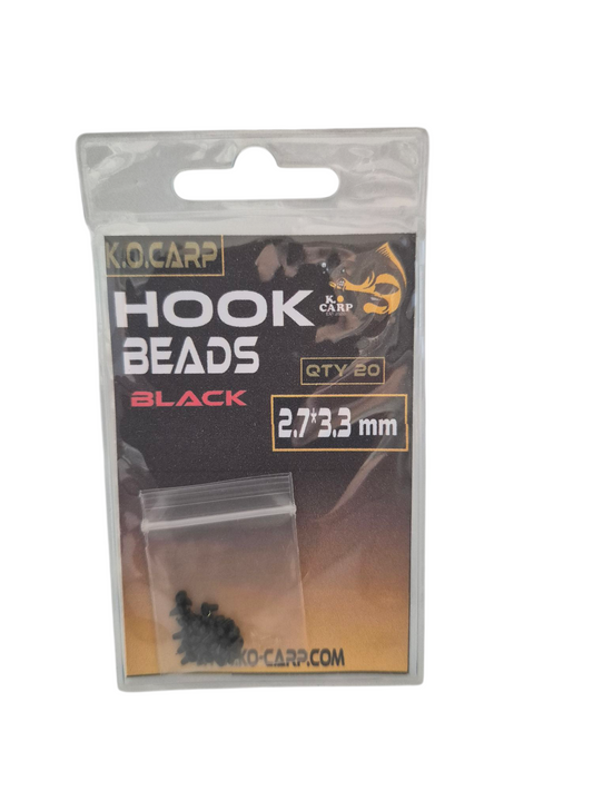 HOOK BEADS black